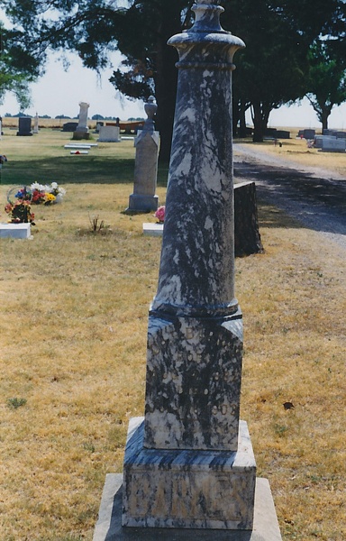 DR E BARNES
4 Aug 1837 - 16 Jul 1903
Secure in Jesus' love.
Section B, Lot 121 Headstone_Barnes_Elijah.jpg