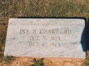 Ina B CRAWFORD