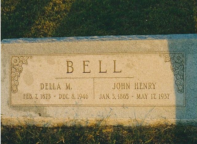 John Henry and Della M Bell
