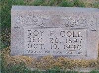 Roy E Cole