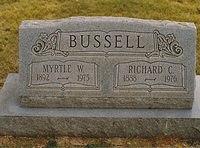Richard C and Myrtle W Bussell